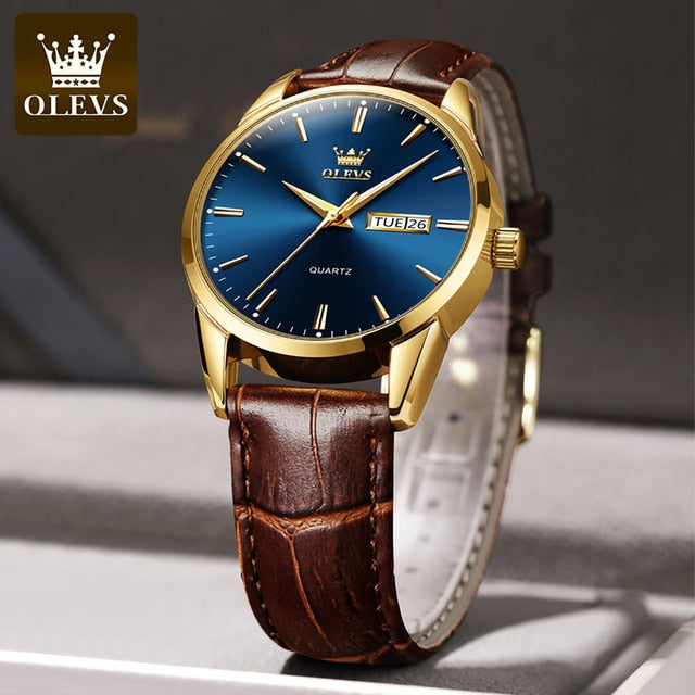 Olevs | Leather Watch