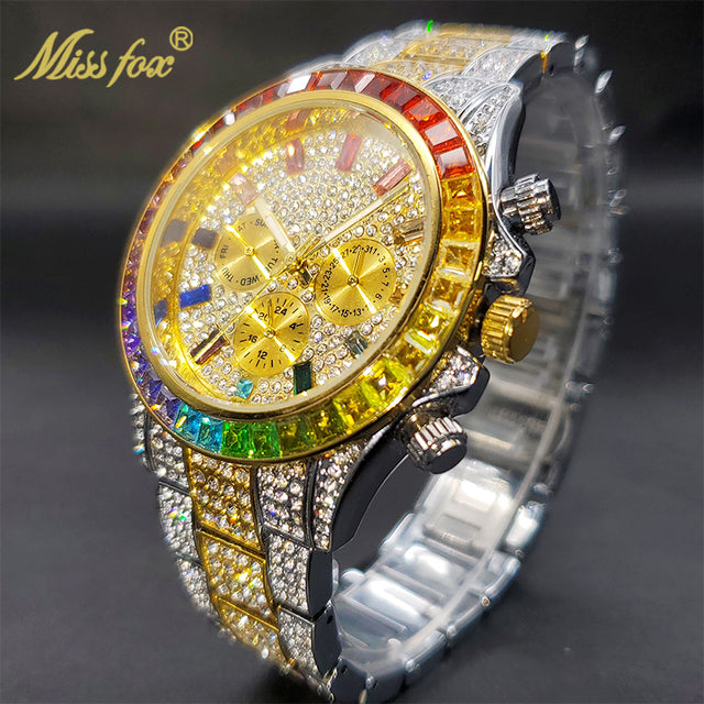 Miss Fox | Mens Iced Watch