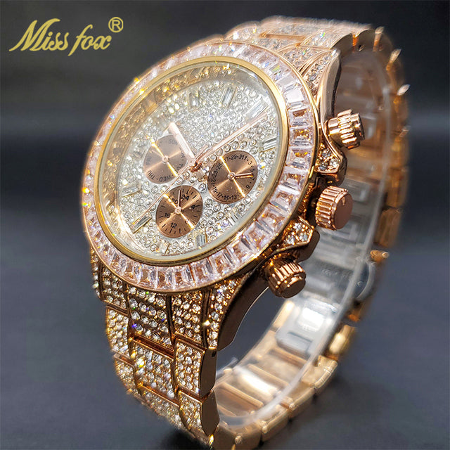 Miss Fox | Mens Iced Watch