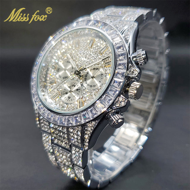 Miss Fox | Mens Iced Watch