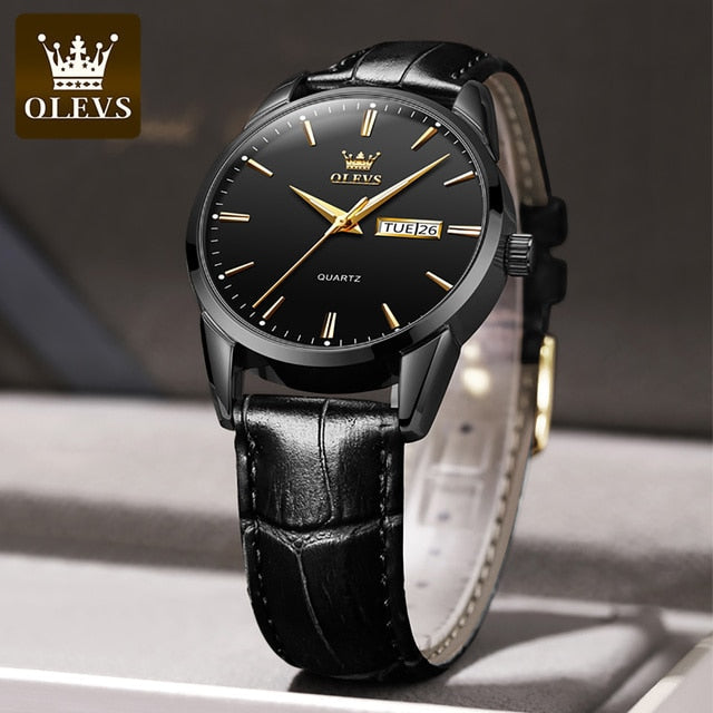 Olevs | Leather Watch