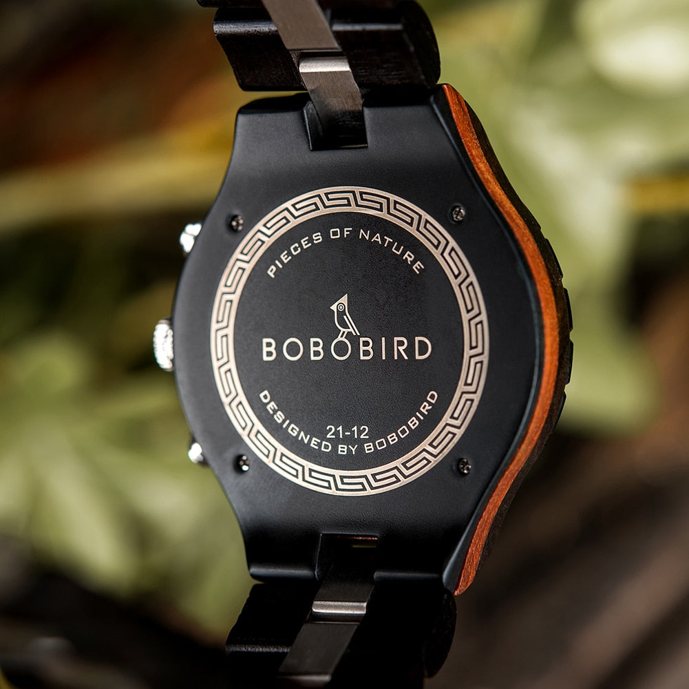 Bobobird | Wooden Chronograph Watch