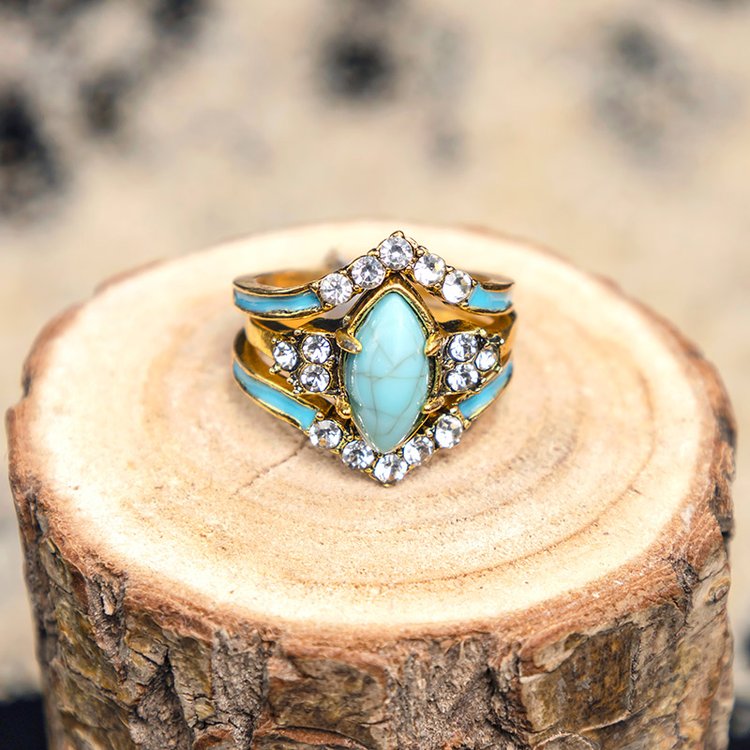 Dream Turquoise Ring Set