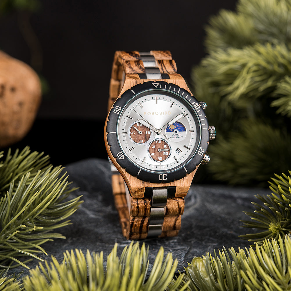 Bobobird | Wooden Chronograph Watch