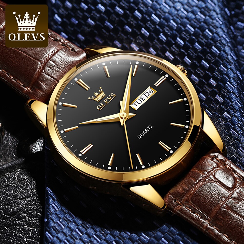 Olevs | Leather Watch