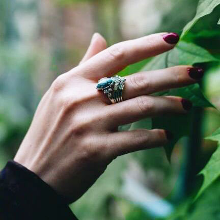 Dream Turquoise Ring Set