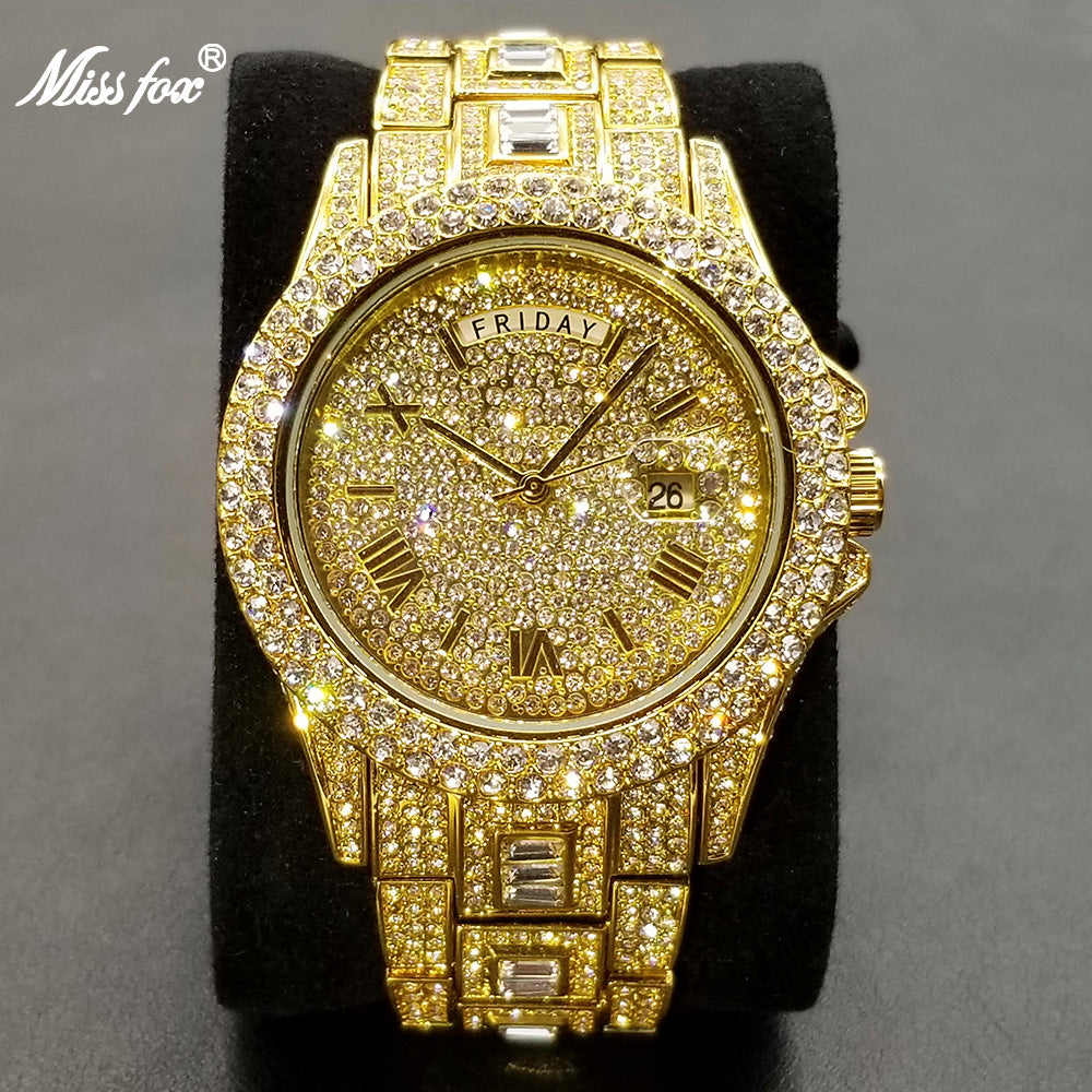 Miss Fox | Full Iced Crystal Watch