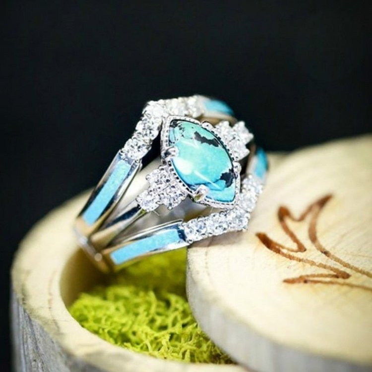 Dream Turquoise Ring Set