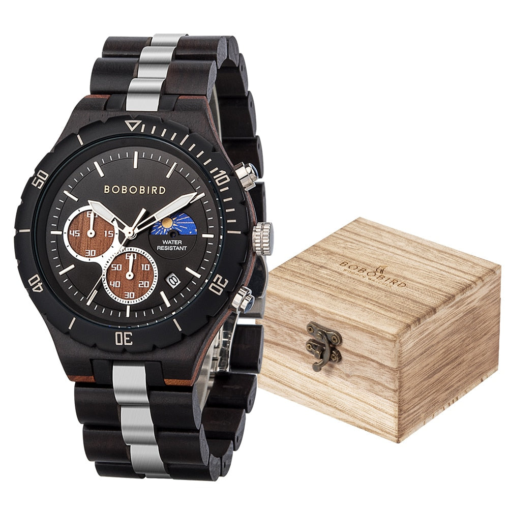 Bobobird | Wooden Chronograph Watch