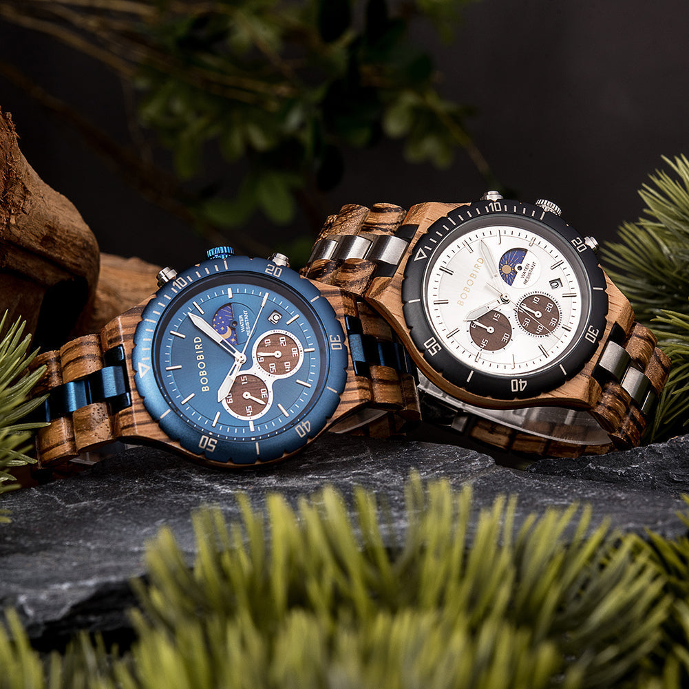 Bobobird | Wooden Chronograph Watch