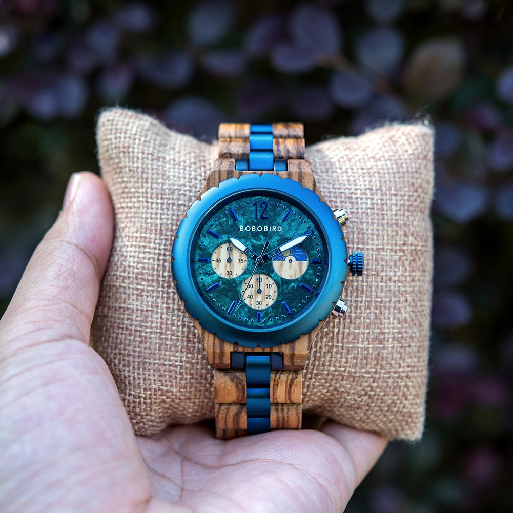 Bobobird | Wooden Chronograph Watch