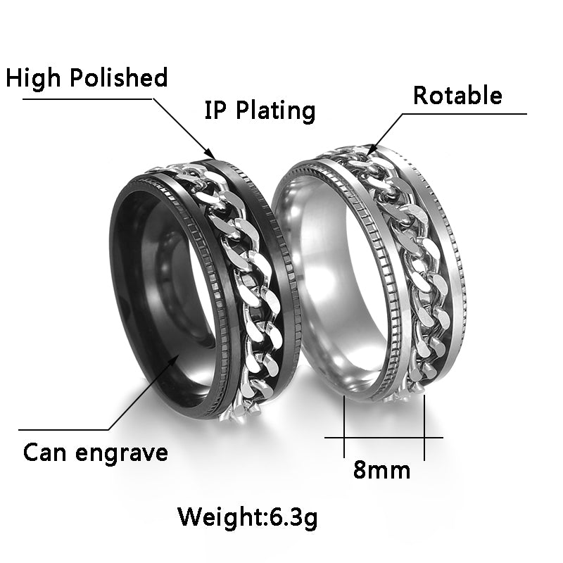 Chain Rotatable Ring