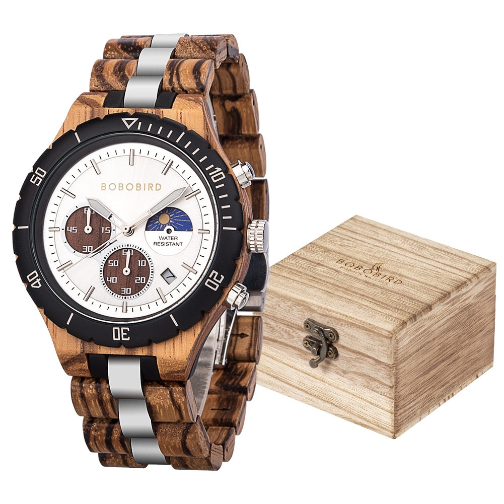 Bobobird | Wooden Chronograph Watch