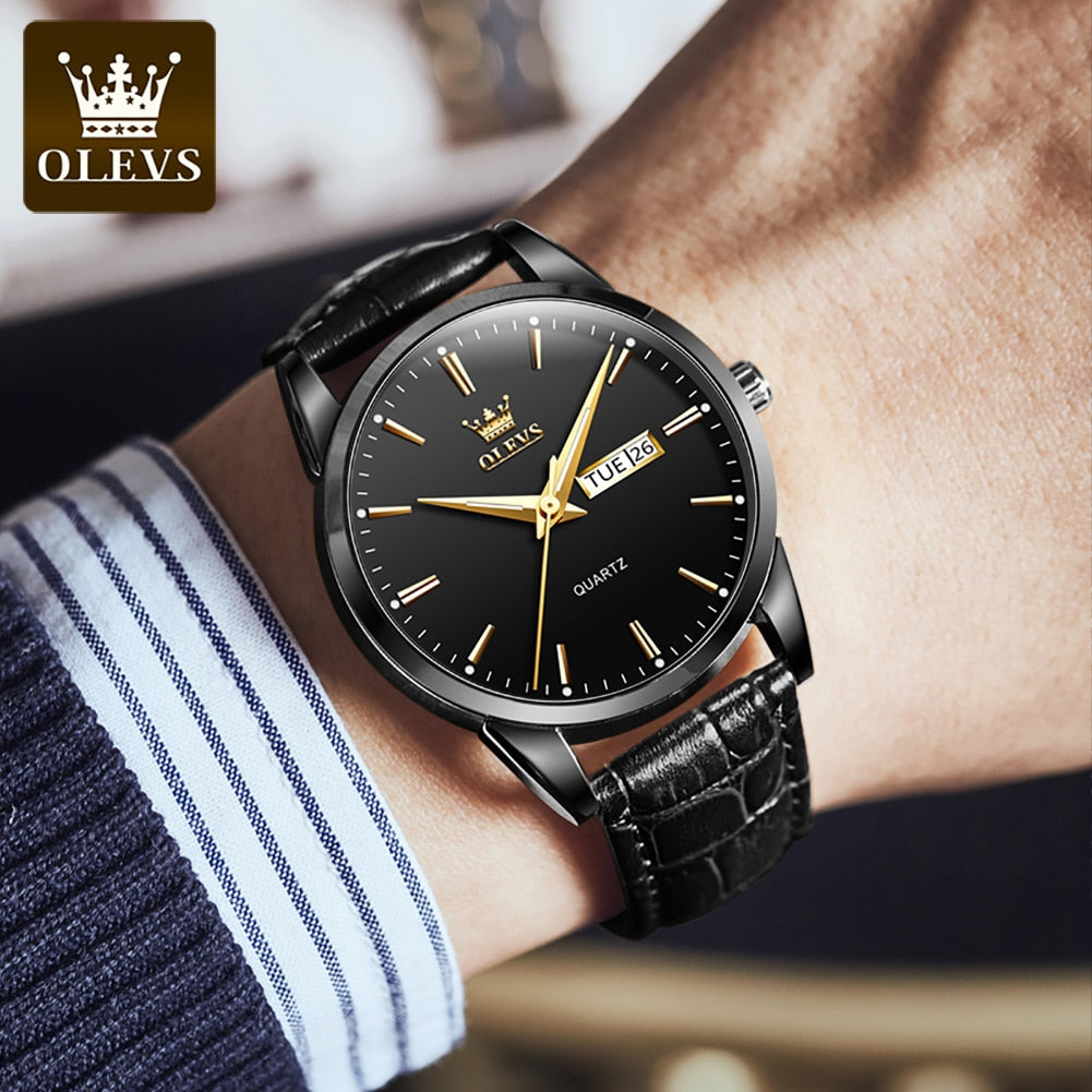 Olevs | Leather Watch