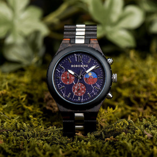 Bobobird | Wooden Chronograph Watch