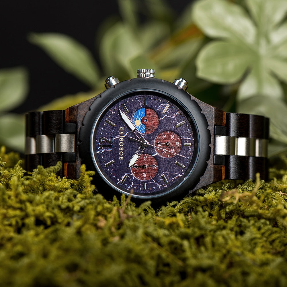 Bobobird | Wooden Chronograph Watch