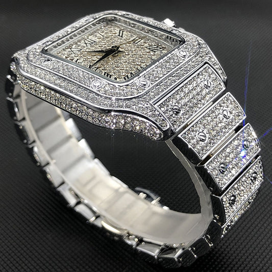 Miss Fox | Square Full Crystal Watch