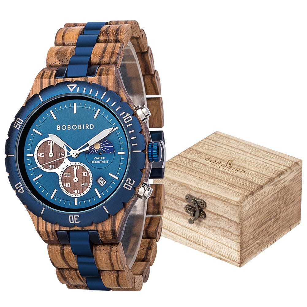 Bobobird | Wooden Chronograph Watch